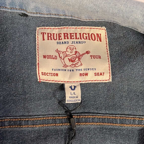 NWT True Religion Denim Jacket - Picture 7 of 13